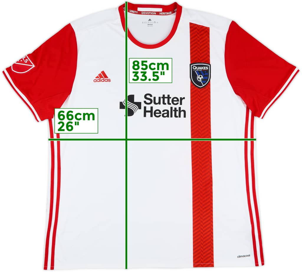 2016-17 San Jose Earthquakes Away Shirt (XXL)