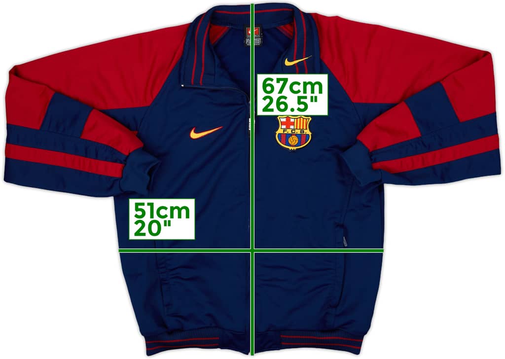 2000-01 Barcelona Nike Track Jacket - 8/10 - (S)