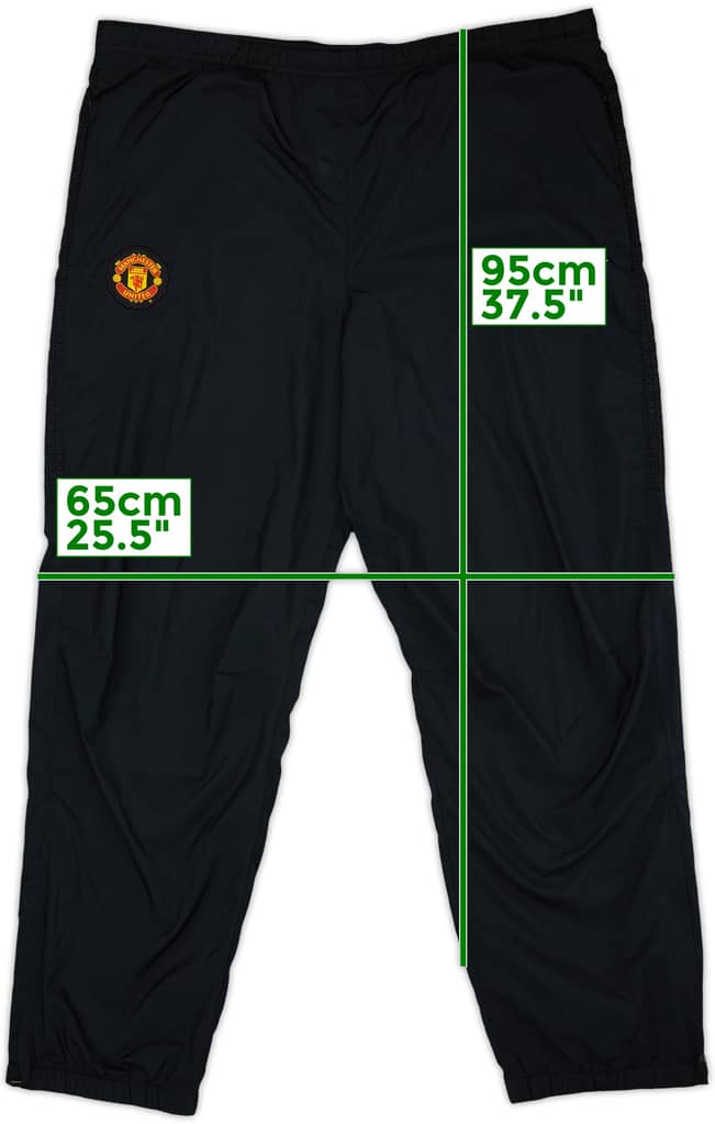 2009-10 Manchester United Nike Track Pants/Bottoms - 8/10 - (L)