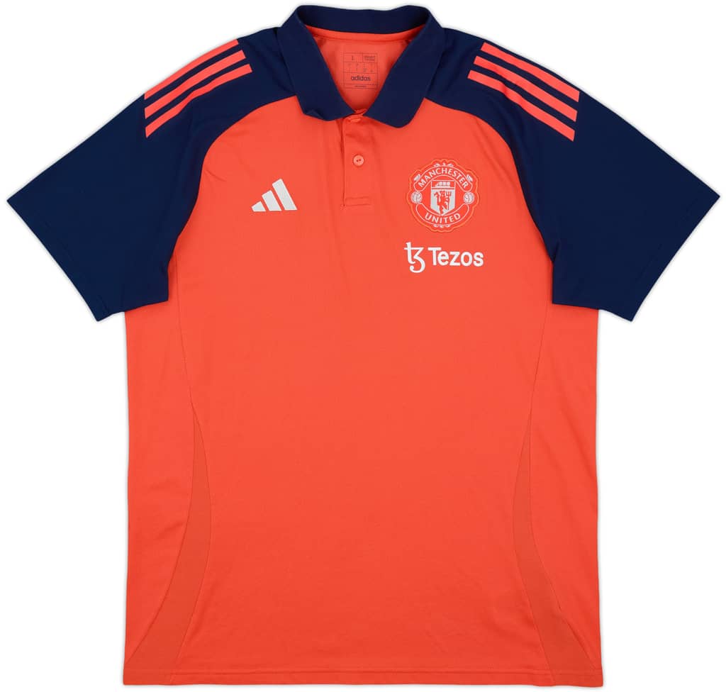 2024-25 Manchester United Polo Shirt - 8/10 - (L)