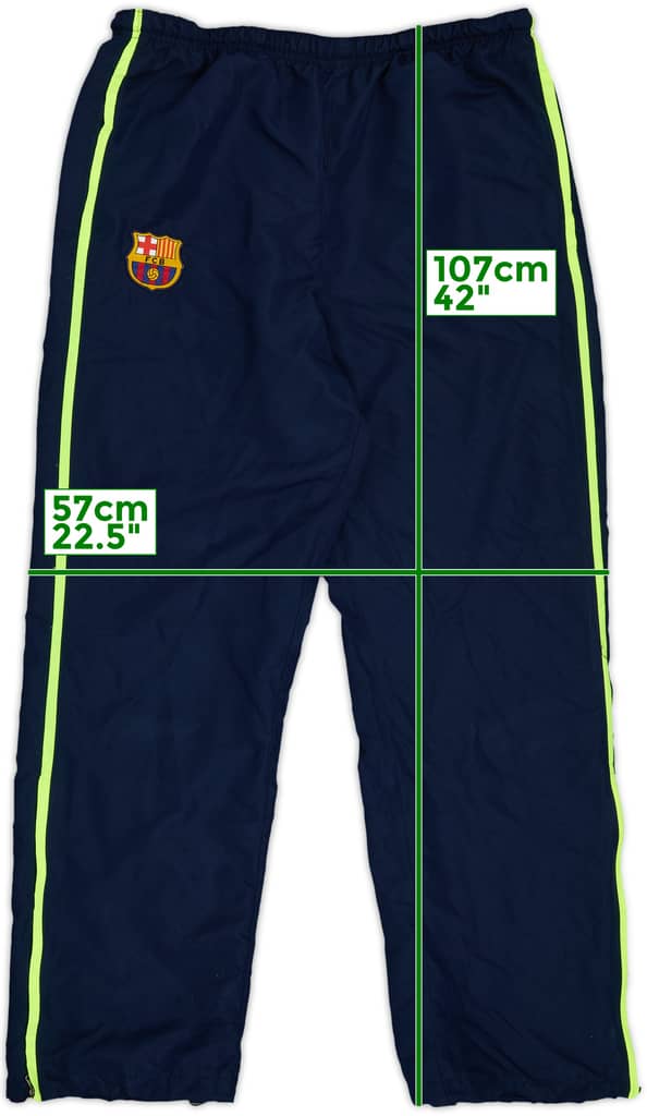 2010-11 Barcelona Nike Track Pants/Bottoms - 7/10 - (L)