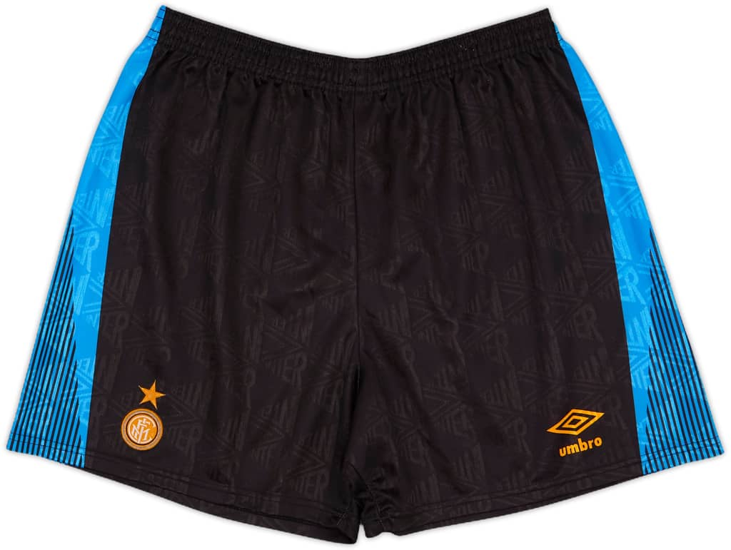 1991-93 Inter Milan Home Shorts - 9/10 - (M)