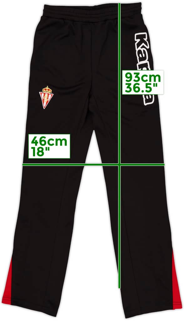 2011-12 Sporting Gijon Kappa Track Pants/Bottoms - 10/10 - (S)