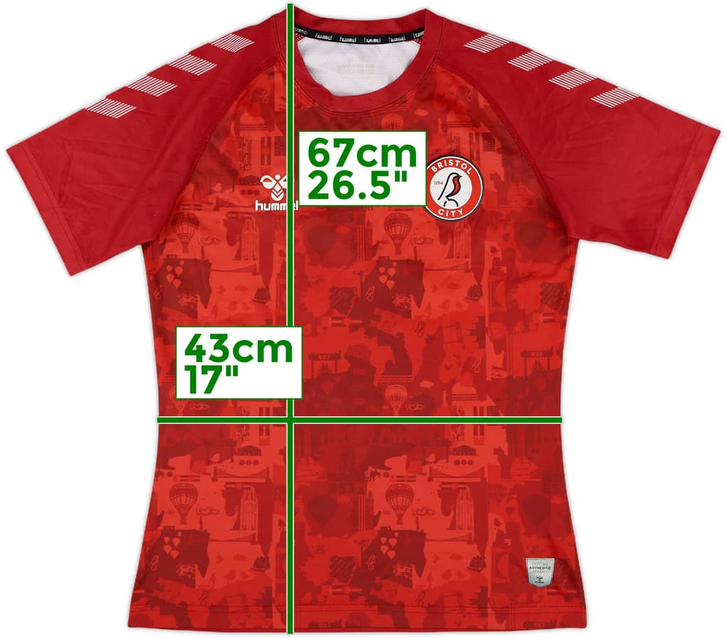2021-22 Bristol City Hummel Training Shirt - 8/10 - (XL.Boys)