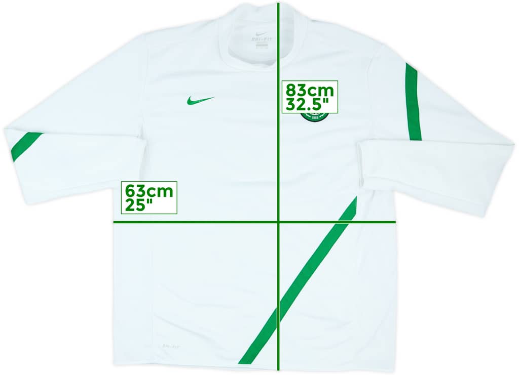 2011-12 Celtic Nike Sweat Top - 8/10 - (XXL)