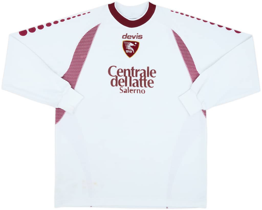 2003-04 Salernitana Away L/S Shirt - 7/10 - (XL)