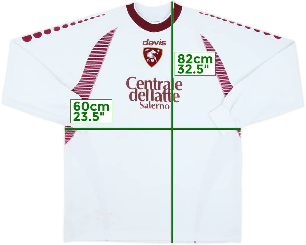 2003-04 Salernitana Away L/S Shirt - 7/10 - (XL)