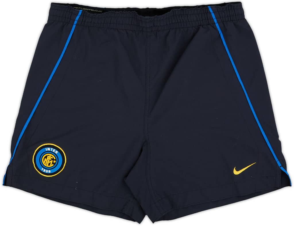2000-01 Inter Milan Home Shorts - 9/10 - (XL.Boys)