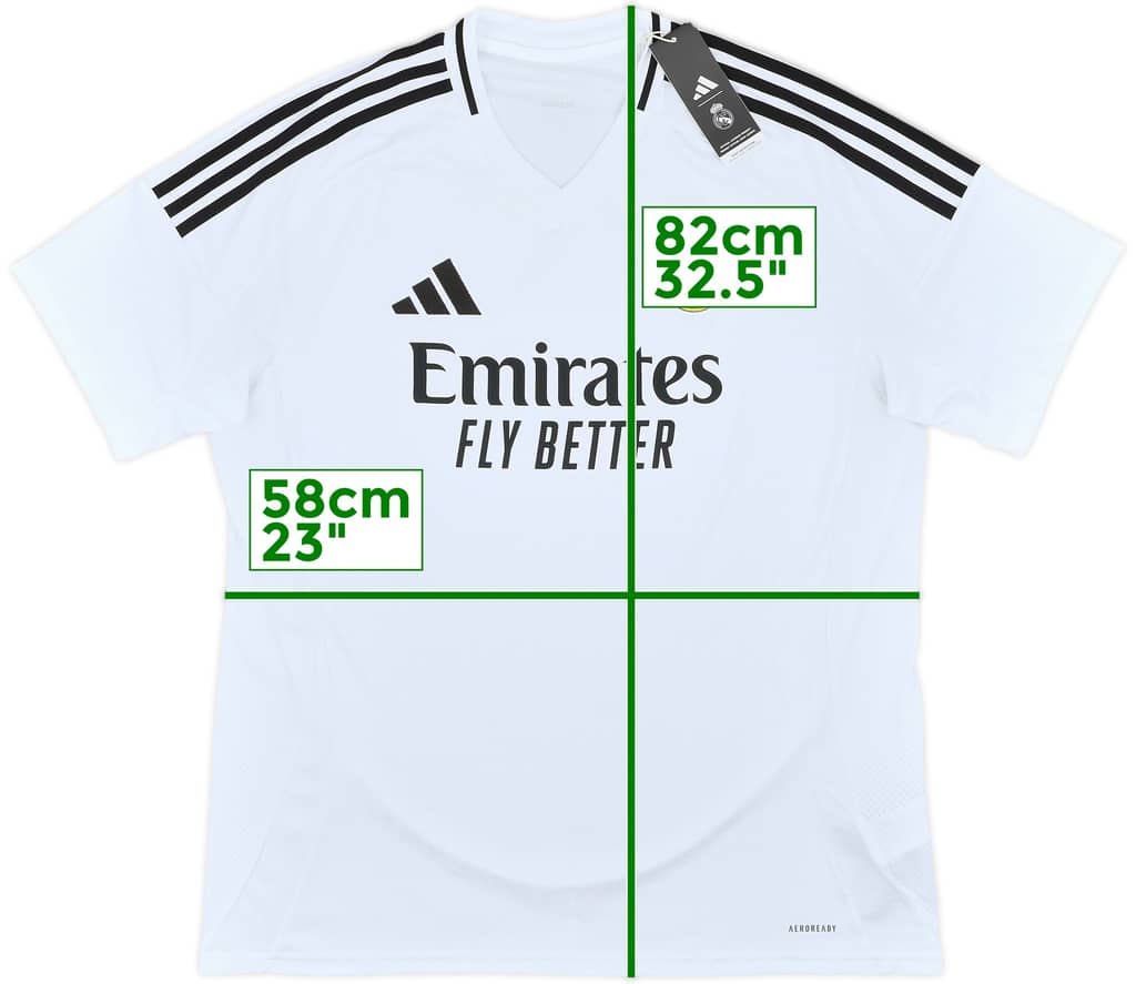 2024-25 Real Madrid Home Shirt (XL)