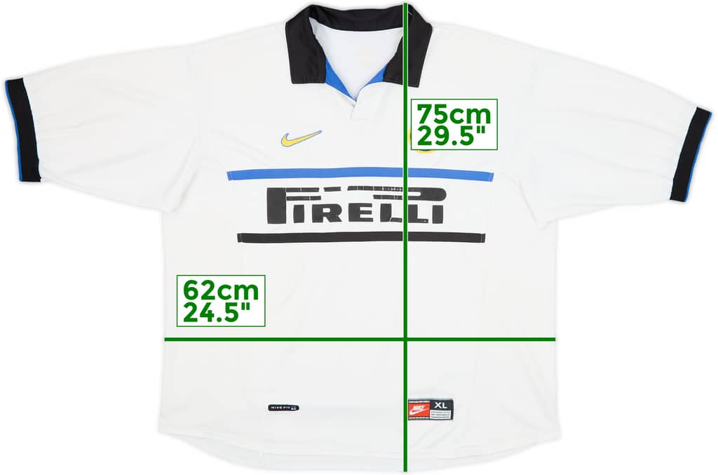 1998-99 Inter Milan Away Shirt - 5/10 - (XL)