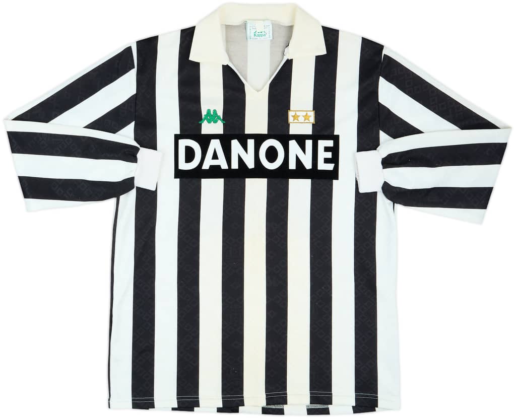 1992-94 Juventus Home L/S Shirt - 7/10 - (XL)