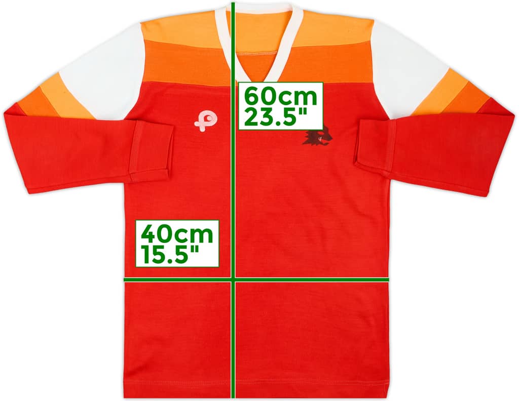 1979-80 Roma Home Shirt - 8/10 - (Y)