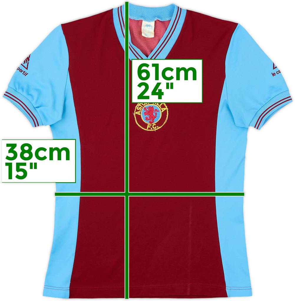 1981-82 Aston Villa Home Shirt - 10/10 - (L.Boys)