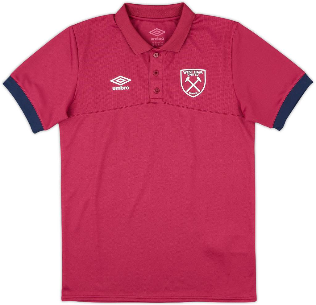 2017-18 West Ham Umbro Polo Shirt - 10/10 - (XL.Boys)