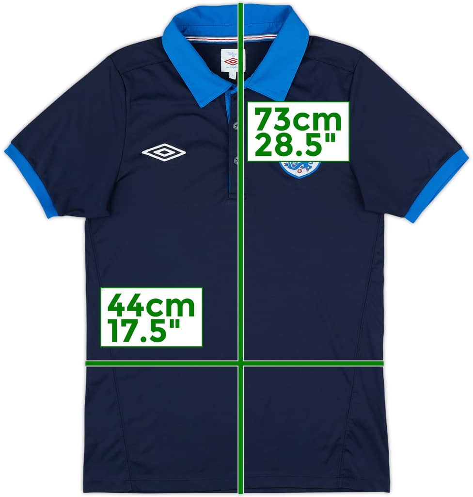 2011-12 England Umbro Polo Shirt - 6/10 - (Women's S)