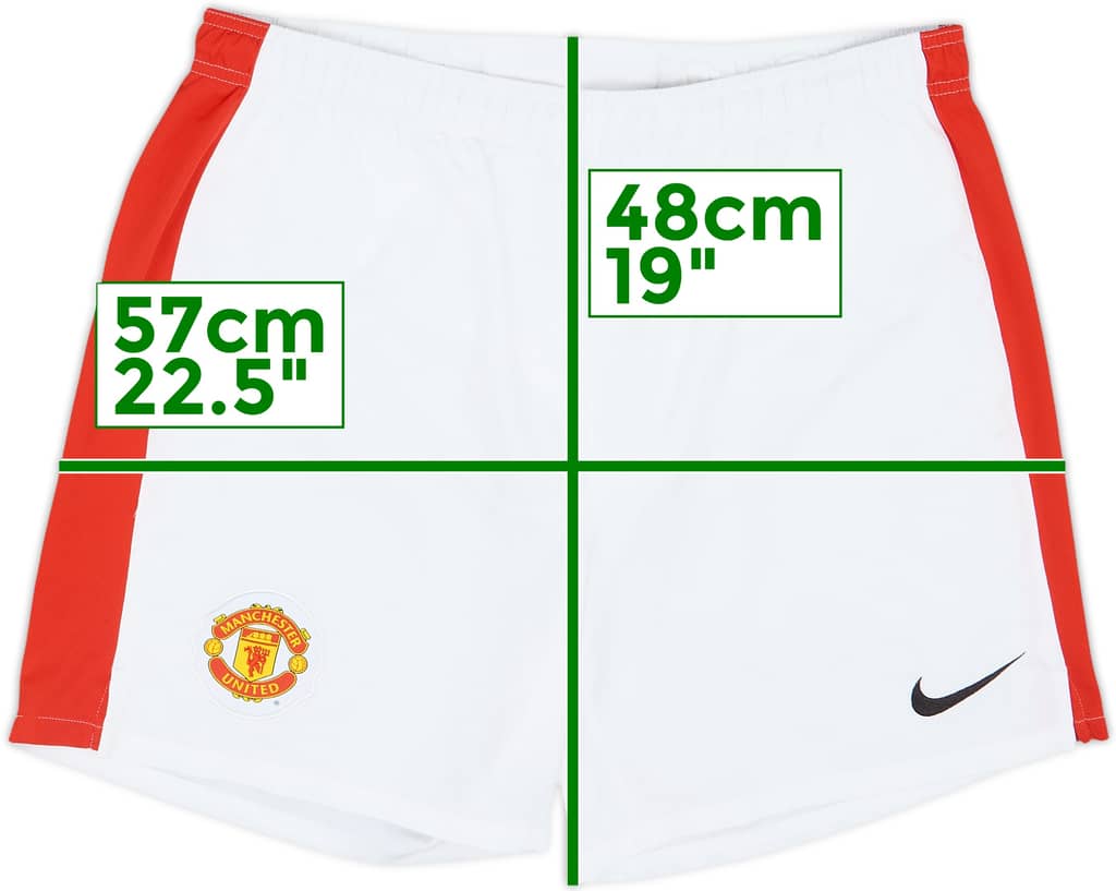 2009-10 Manchester United Home Shorts - 7/10 - (M)