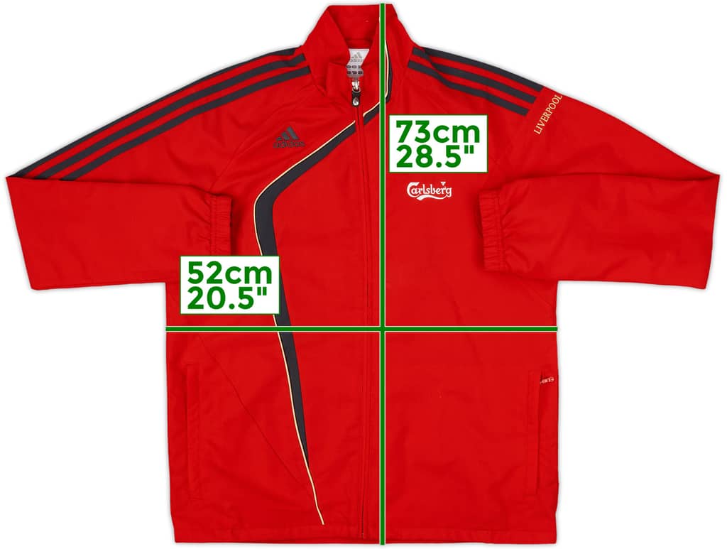 2009-10 Liverpool adidas Track Jacket - 9/10 - (L.Boys)