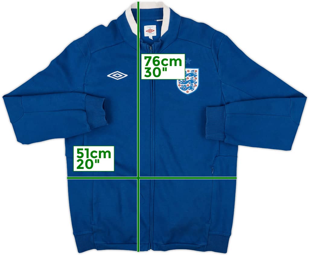 2010-11 England Umbro Track Jacket - 8/10 - (M)