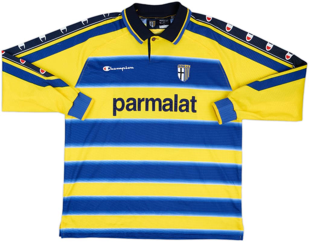 1999-00 Parma Match Issue Home L/S Shirt #16