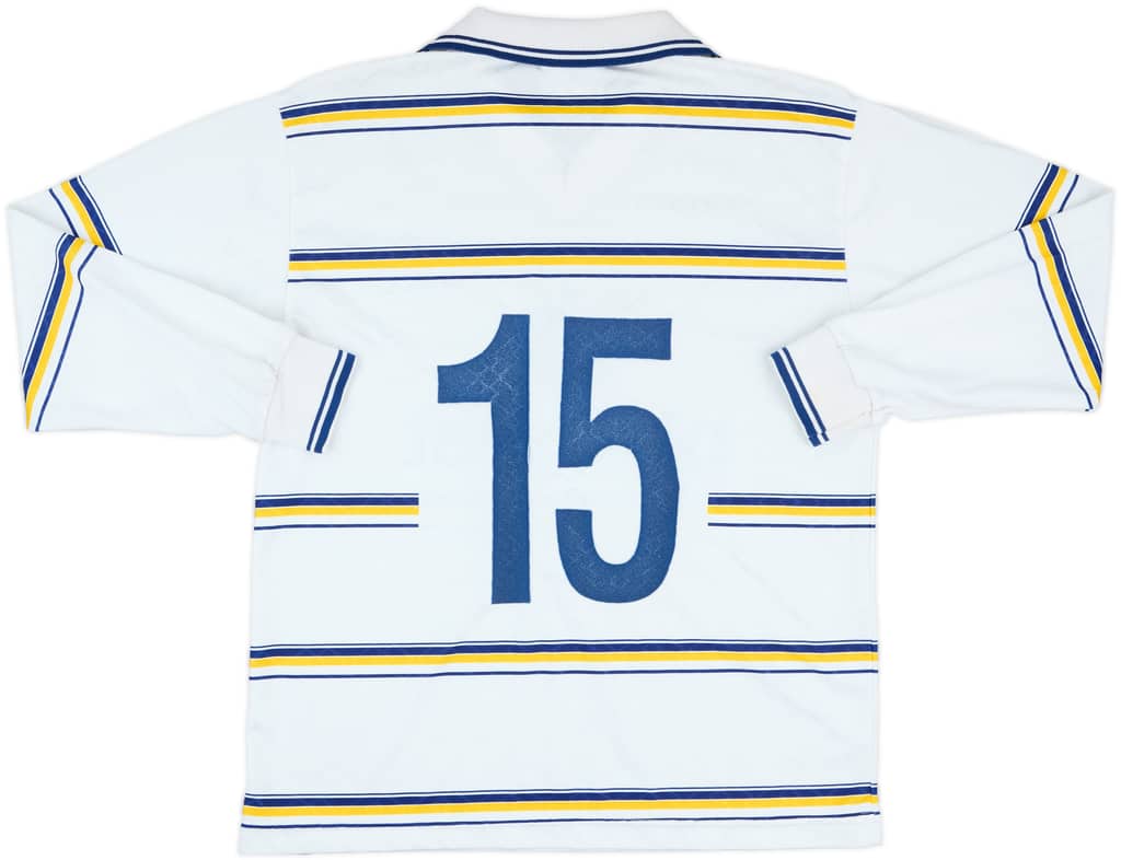 1998-99 Parma Match Issue Away L/S Shirt #15