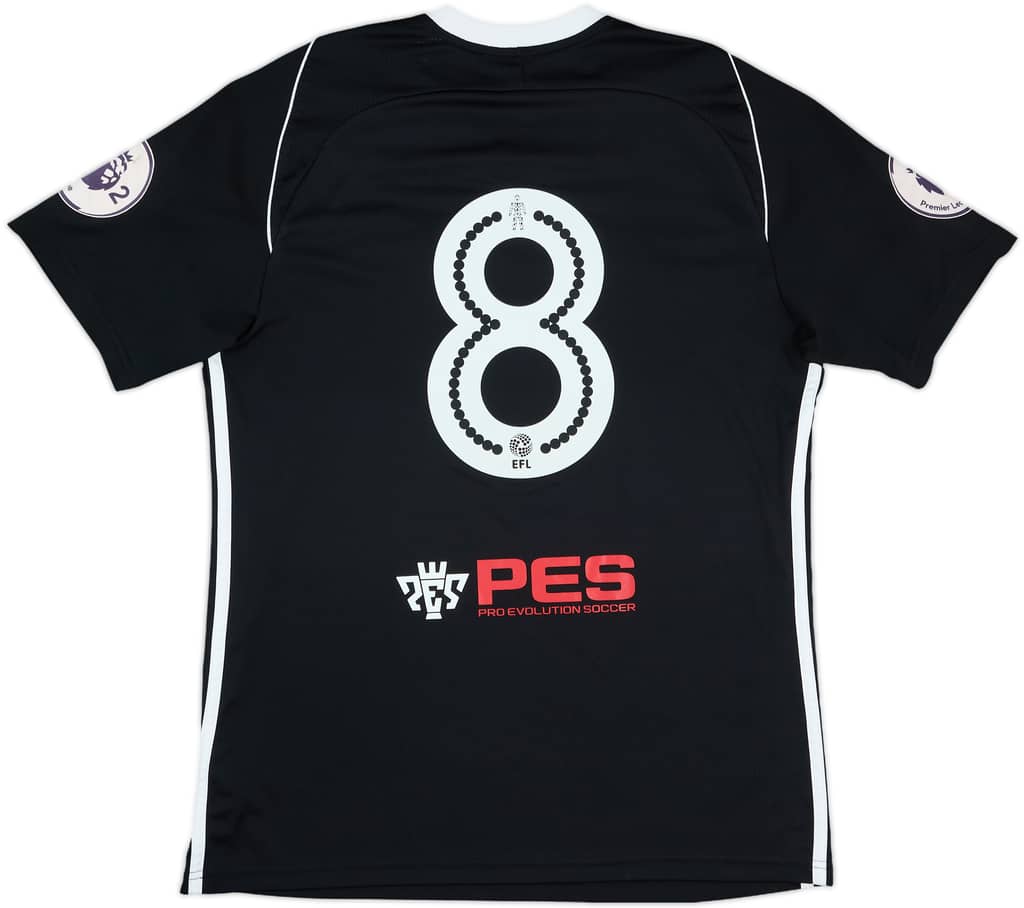 2017-18 Fulham Match Issue Away Shirt #8