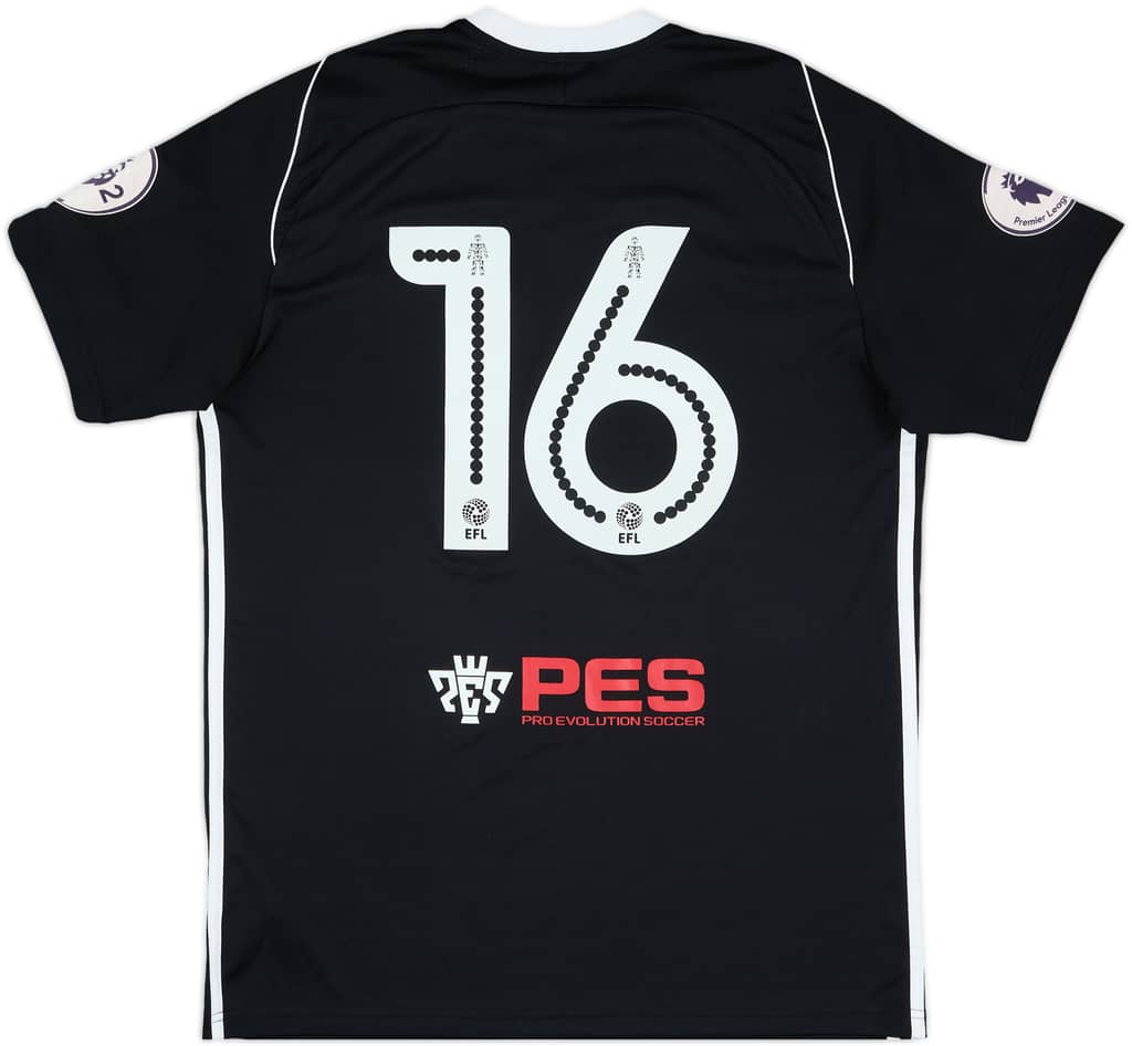 2017-18 Fulham Match Issue Away Shirt #16