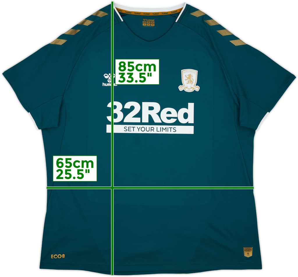 2021-22 Middlesbrough Away Shirt - 8/10 - (4XL)