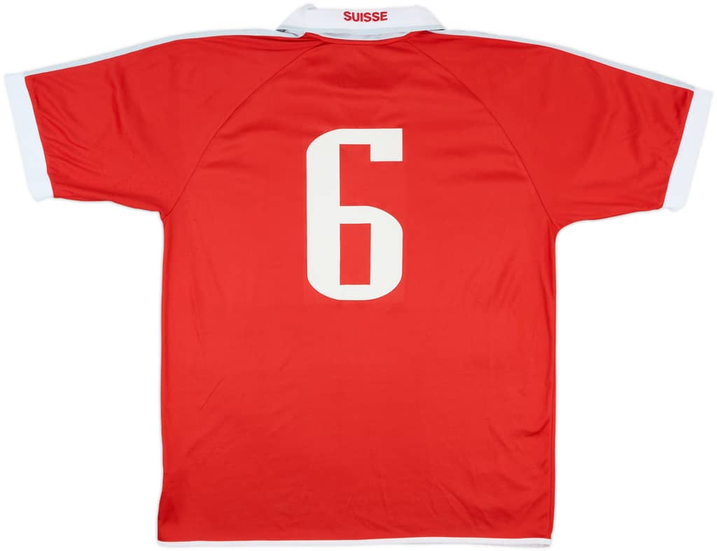 2002-04 Switzerland Match Issue Home Shirt #6