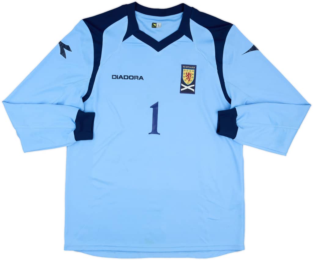 2008-09 Scotland Match Issue GK Shirt #1