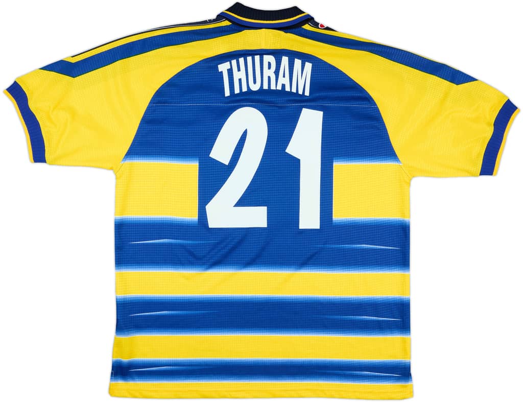 1999-00 Parma Home Shirt Thuram #21 - 9/10 - (XL)