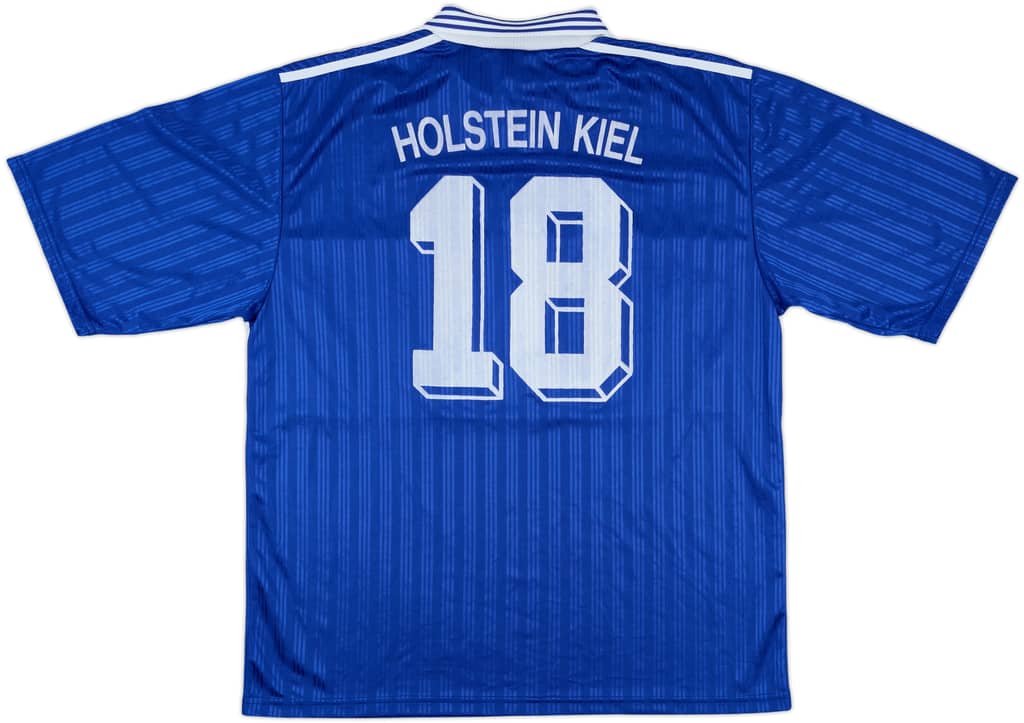 1996-97 Holstein Kiel Match Issue Home Shirt #18