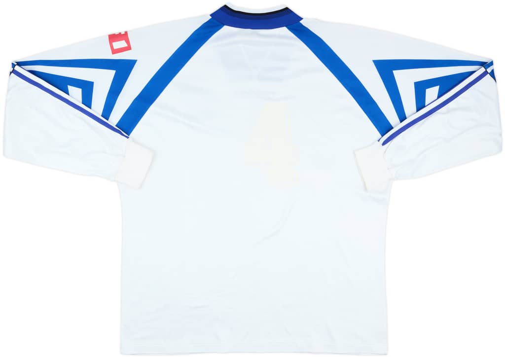 1996-97 Auxerre Home L/S Shirt #4 - 8/10 - (XL)