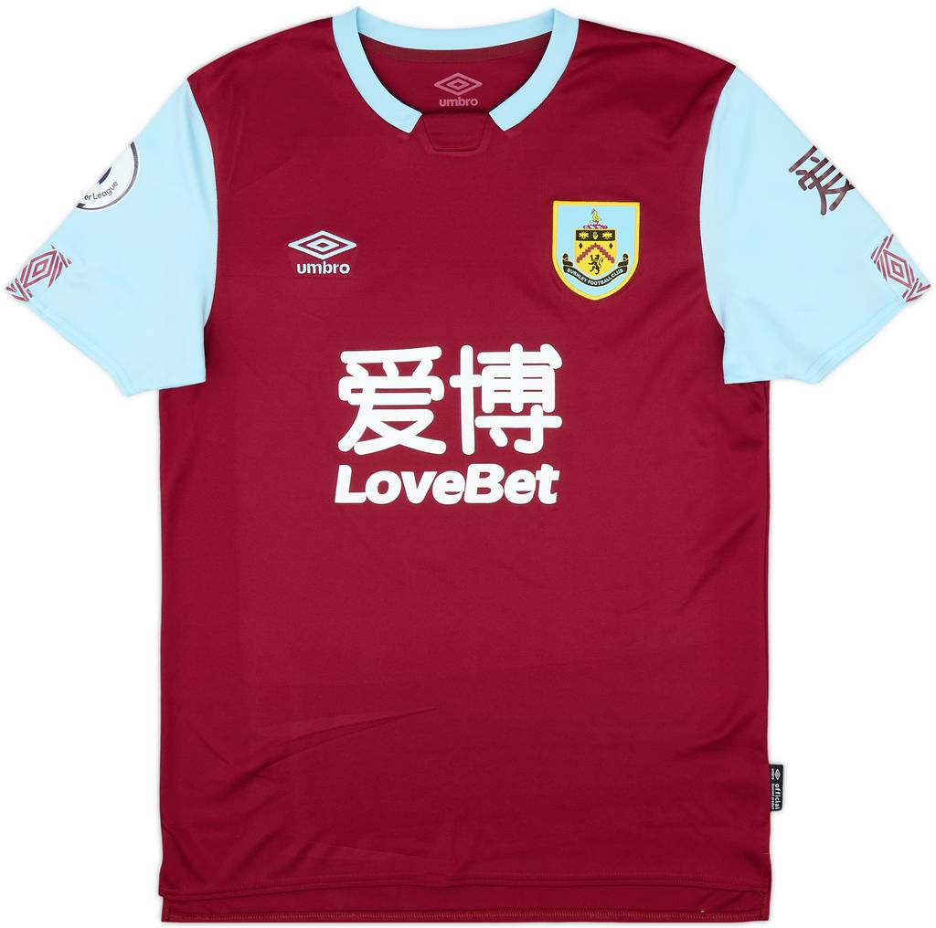 2019-20 Burnley Match Issue Home Shirt Drinkwater #8