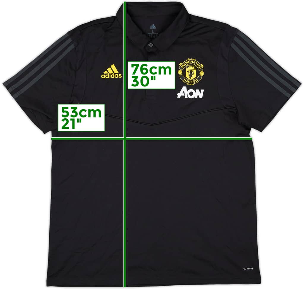 2019-20 Manchester United adidas Polo Shirt - 9/10 - (L)