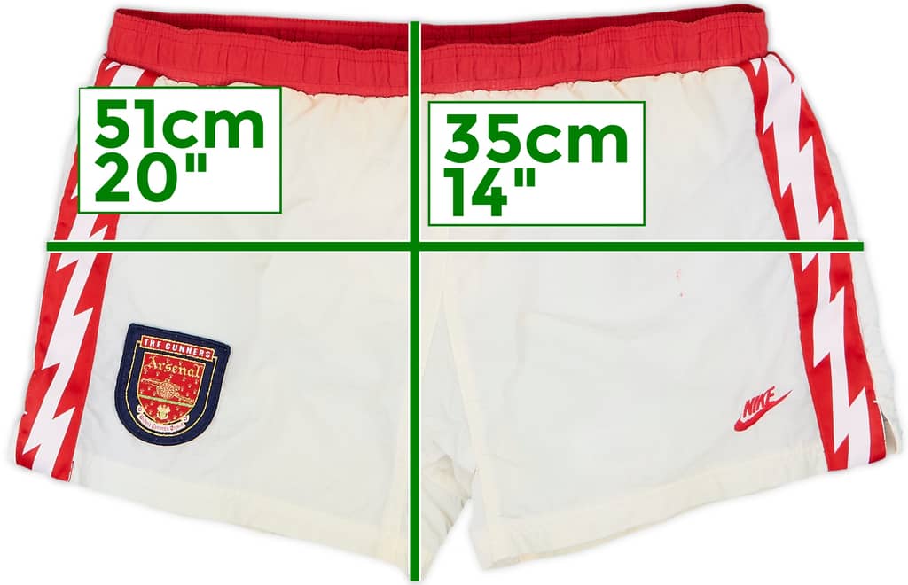 1994-96 Arsenal Home Shorts - 7/10 - (XL.Boys)