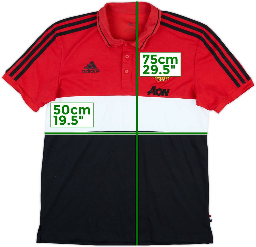 2019-20 Manchester United adidas Polo Shirt - 8/10 - (L)
