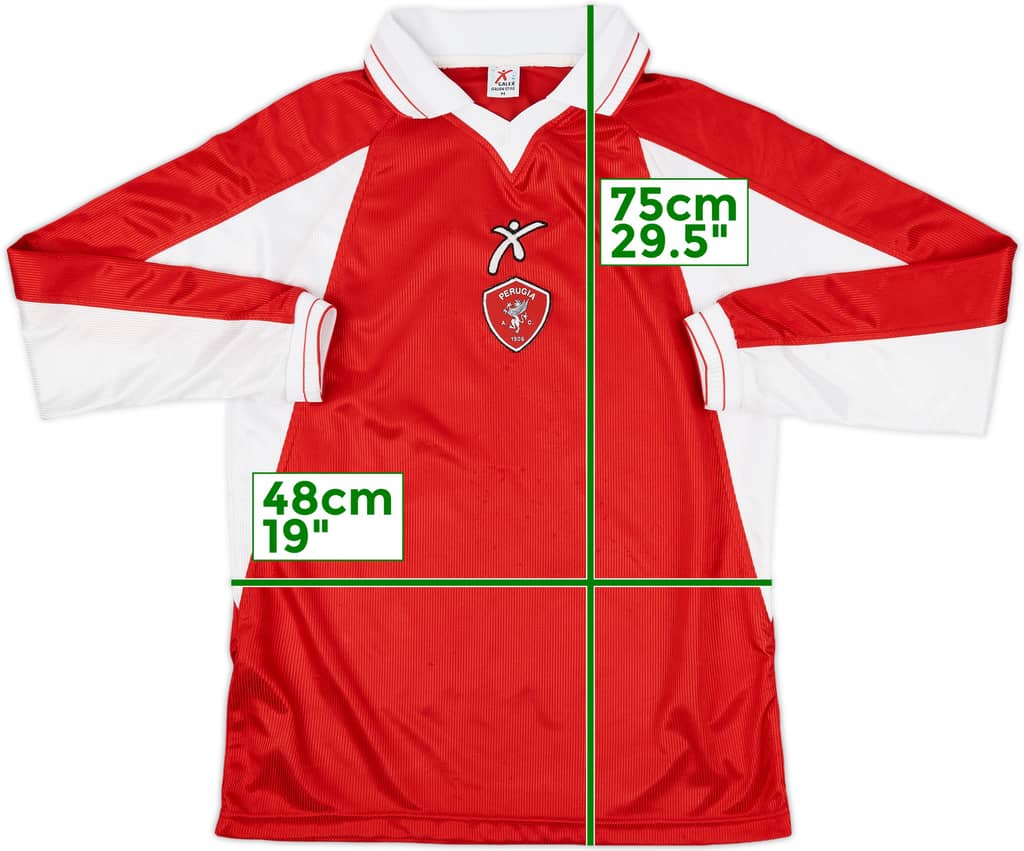 2002-03 Perugia Galex Training L/S Shirt - 8/10 - (M)