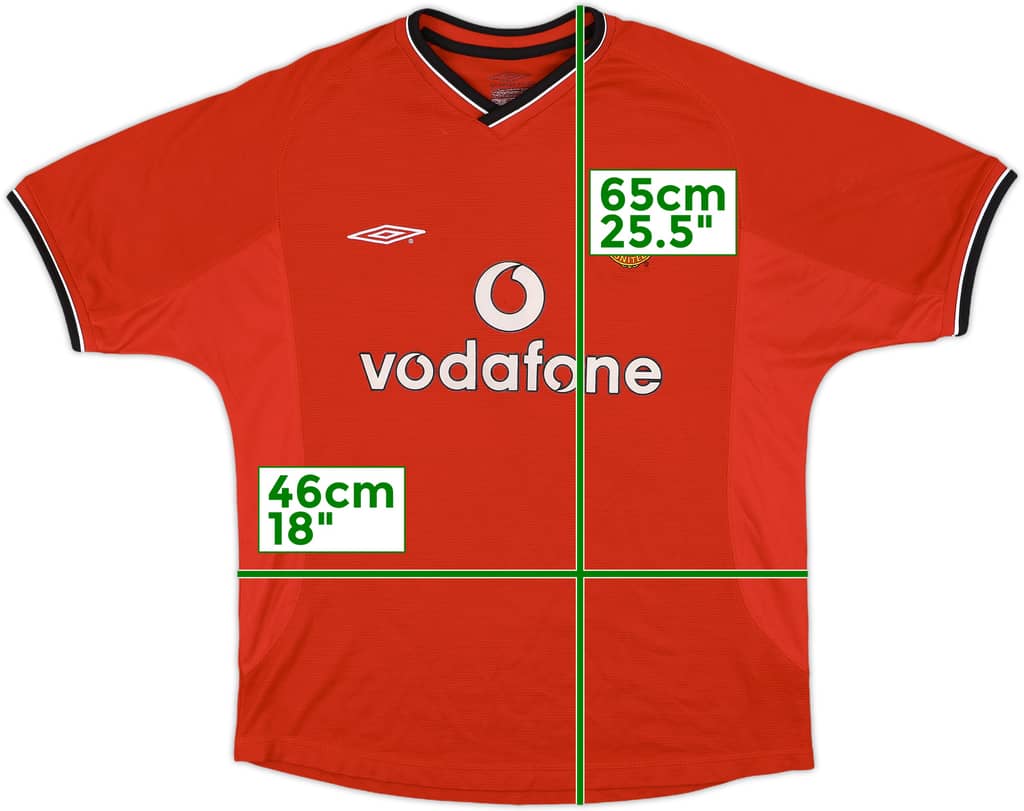 2000-02 Manchester United Home Shirt - 5/10 - (L)