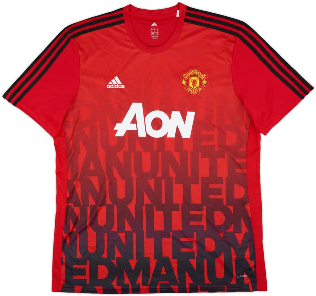2015-16 Manchester United adidas Training Shirt - 9/10 - (XXL)