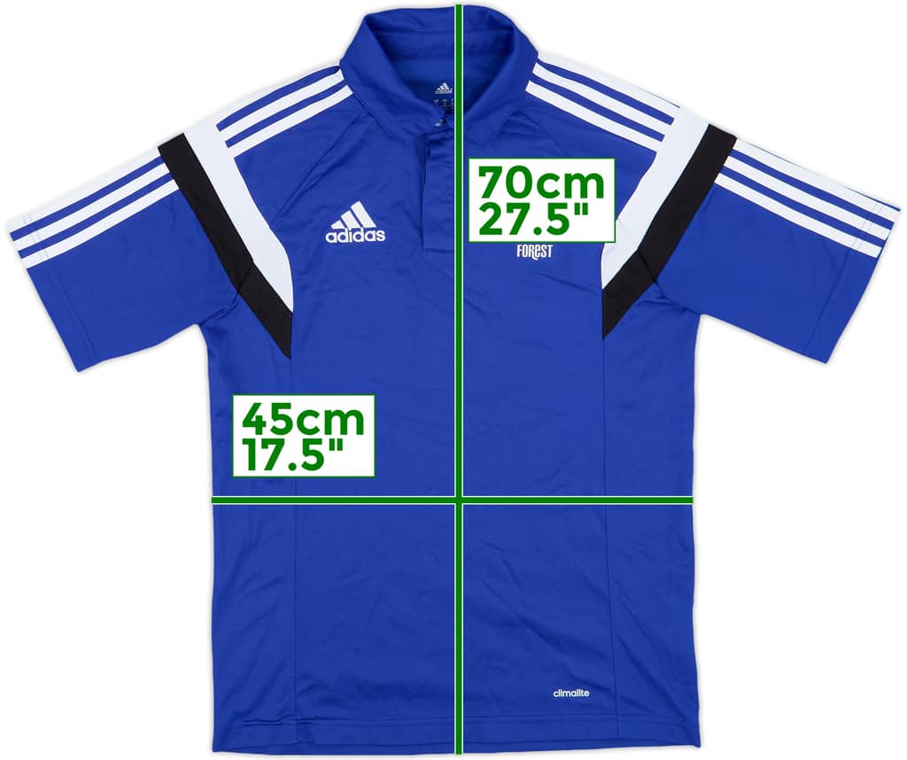 2014-15 Nottingham Forest adidas Polo Shirt - 10/10 - (S)