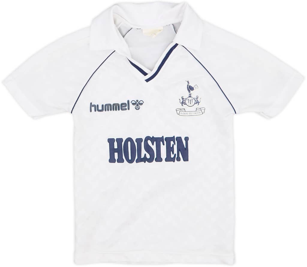 1987-89 Tottenham Home Shirt - 8/10 - (S.Boys)