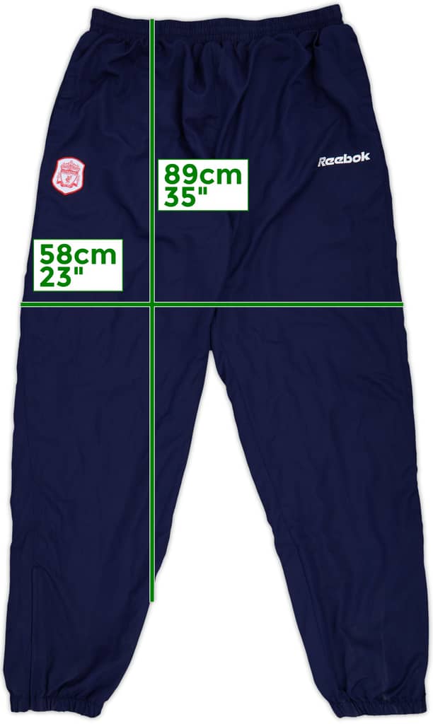 2000-02 Liverpool Reebok Track Pants/Bottoms - 9/10 - (XL)