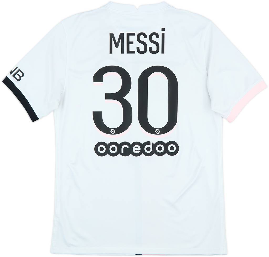2021-22 Paris Saint-Germain Away Shirt Messi #30