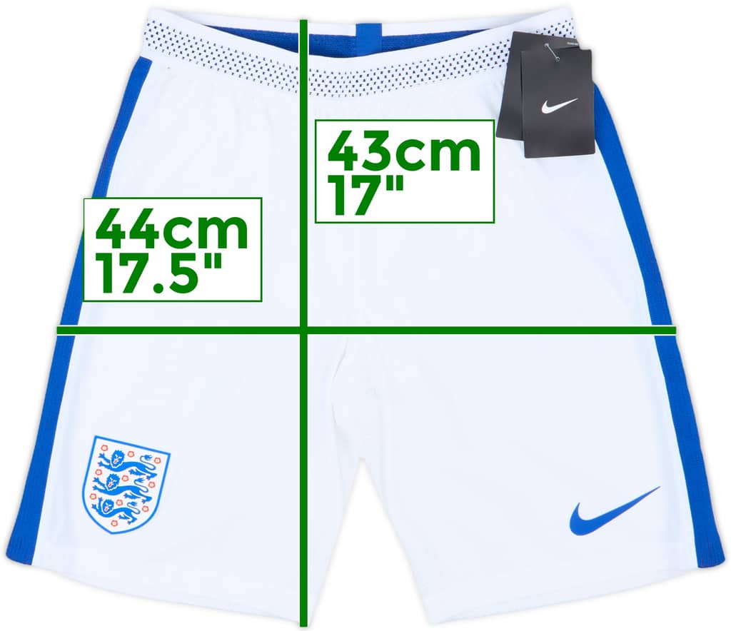 2016-17 England Authentic Home Shorts (S)