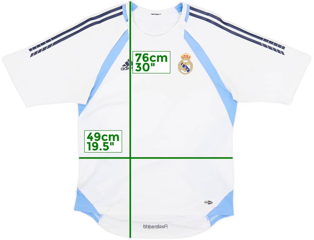 2004-05 Real Madrid adidas Training Shirt - 5/10 - (M)