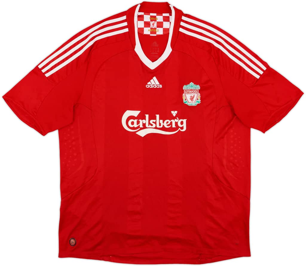 2008-10 Liverpool Home Shirt - 5/10 - (XXL)
