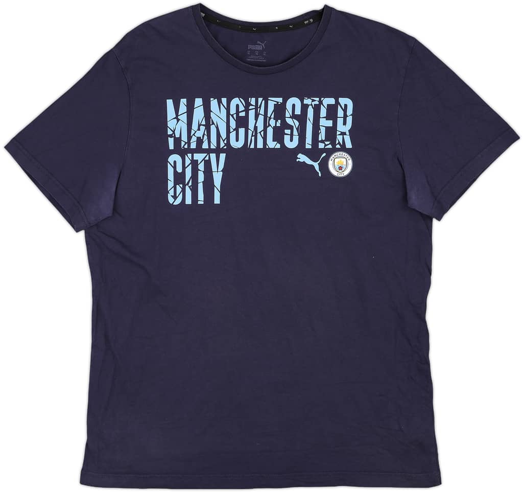 2019-20 Manchester City Puma Cotton Tee - 10/10 - (XL)