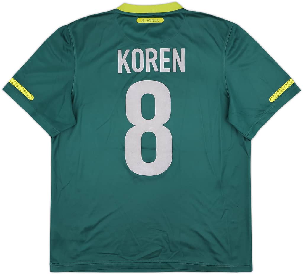 2010-11 Slovenia Away Shirt Koren #8 - 6/10 - (S)