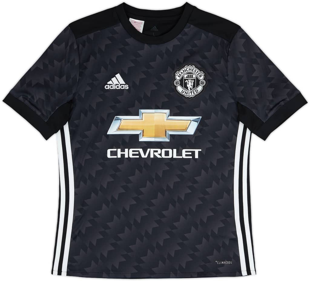 2017-18 Manchester United Away Shirt - 10/10 - (L.Boys)