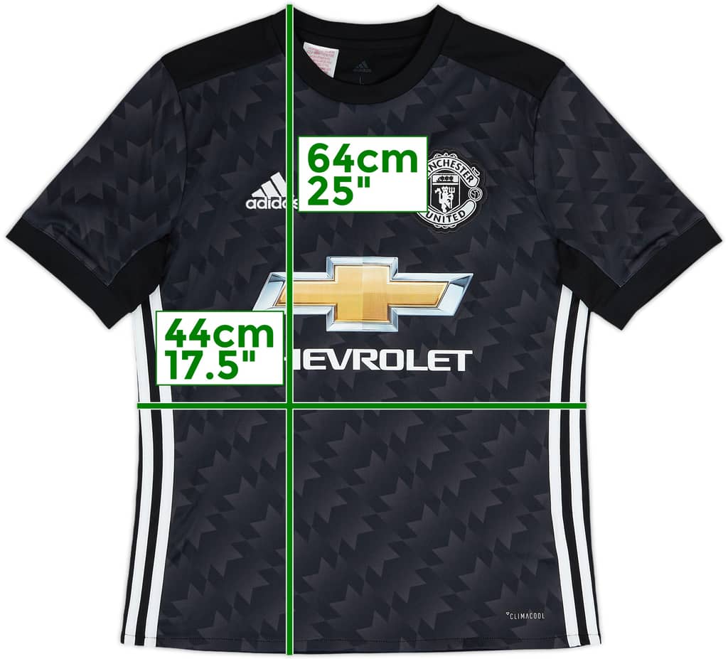 2017-18 Manchester United Away Shirt - 10/10 - (L.Boys)